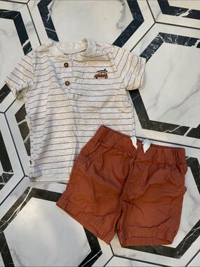 Carters Stripe Outfit